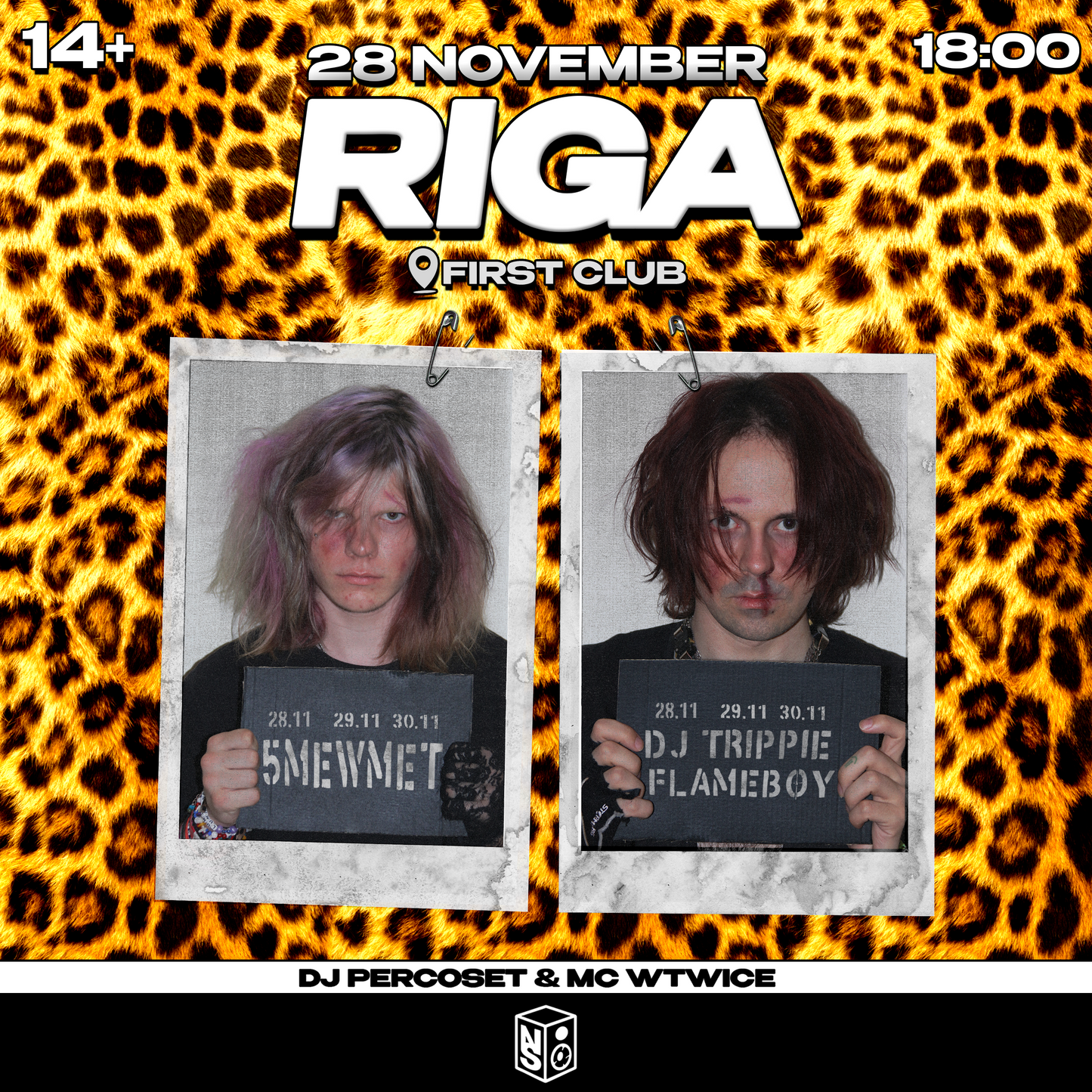 5MEWMET X DJ TRIPPIE FLAMEBOY 28.11 RIGA "FIRST CLUB"