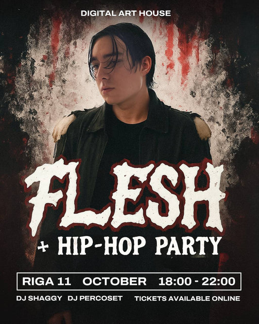 "FLESH" Club Show + Hip-Hop Party 11.10 Digital Art House